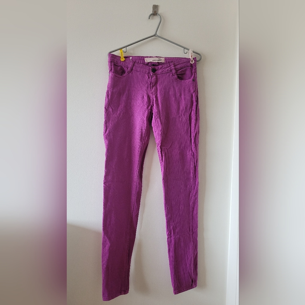 A purple pair of pants by Amnesia